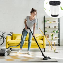 4x HEPA Filter geschikt voor MOOSOO K12, K12 Pro, K13 Draadloze Stofzuiger - Luchtreiniging - Luchtzuiveringsfilter - Luchtzuiveraar - Carbon Filter - Luchtreinigers met HEPA Filter - Huishoudelijke Schoonmaak Veegmachine Filters — thumbnail 2