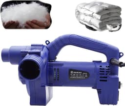 Elektrische Donsvulmachine - Donsvul Pomp - Dekbedden Vullen - 1200W Dubbeldoel - 6 Snelheden - Grijs — thumbnail 1