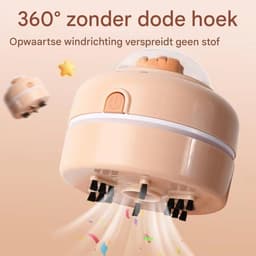 Mini Bureau Stofzuiger - Handvacuüm - Bureau Reinigen - Stil Gebruik - 8.5 cm Hoog - Capybara — thumbnail 5