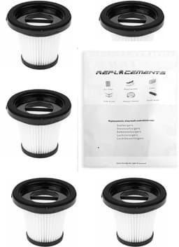Replacements® filter geschikt voor Zedar S600 Steelstofzuiger 5 stuks — thumbnail 4