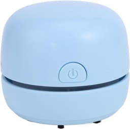 Mini bureaustofzuiger, sterke zuigkracht en laag geluidsniveau, compact tafelstofzuiger voor bureau, keuken, gameroom, school en studentenkamer（Blauw） — thumbnail 1