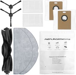 Replacements onderdelen set voor TP-Link Tapo RV30 Max Plus & RV20 Max Plus – Hoofdborstel, Zijborstels, HEPA Filters, Dweilpads & stofzakken (9-delig) — thumbnail 1