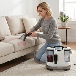 Draagbare Tapijt- En Meubelreiniger Met Aparte Tanks Voor Schoon En Vuil Water - 1800 ml Schoon 800 ml Vuil 12 kPa Diepe Zuigkracht - Ideaal Voor Banken, Matrassen En Auto-Interieurs — thumbnail 5