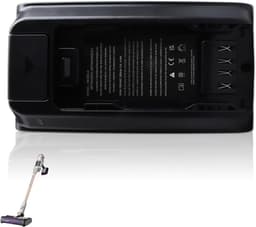 Draadloze Stofzuigerbatterij - Vervangende Accu - Schoonmaken Thuis - Hoge Capaciteit - 25.2V 3500mAh - Zwart — thumbnail 2