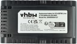 vhbw Vervangende batterij voor Samsung DJ96-00221A, VCA-SBT90E/VT, DJ96-00227A, VCA-SBT90E, VCA-SBT90 voor stofzuigers, zwart (4000 mAh, 21,6 V, Li-ion) — thumbnail 5