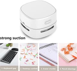 Draadloze USB Oplaadbare Handstofzuiger voor Bureau, Auto en Thuisgebruik — thumbnail 3