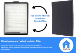 Kleanburg® - Miele Boost CX1 - Filter set van 3 stuks – Vervangt SF-HY 60 & CX-FSF — thumbnail 5