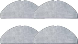4 stuks Mopdoeken - Geschikt voor Eufy G50 Hybrid (SES) - L60 Hybrid (SES) - L60 - L60 SES - L50 - L50 SES - 273*116mm - Onderdelen - voor robotstofzuiger - grijs — thumbnail 1