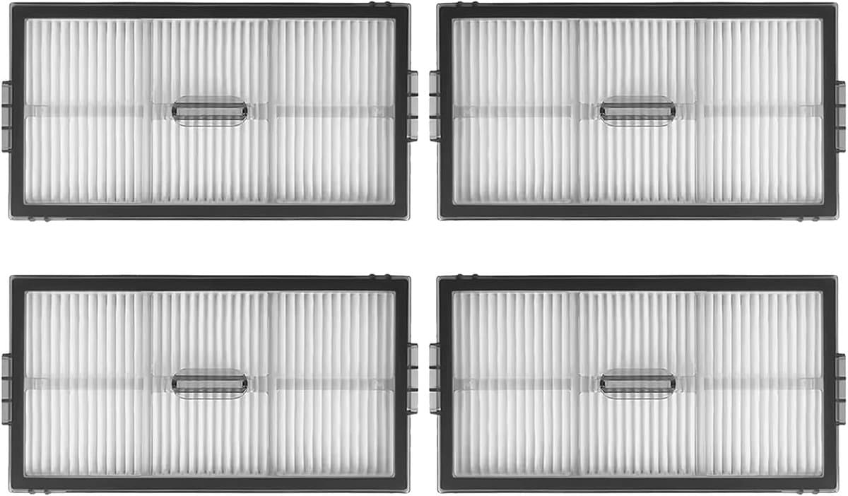 HEPA-filter gescht voor Roborock Saros 10R / G20S Ultra, wasbare vervangingsfilter, accessoires voor robotstofzuiger, stofzuigerfilter, reserveonderdelen, 4 stuks — afbeelding 1