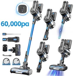 Grenintol 6-in-1 Steelstofzuiger Draadloos – Steelstofzuiger – 60.000 Pa – 2500 mAh Accu – Draadloze Stofzuiger - Accu tot 60 Minuten – Stofzuiger zonder Zak 1,2 L Stofbak – Stofzuiger Draadloos met LED Licht – Voor Tapijten en Harde Vloer – Blauw — thumbnail 1