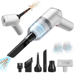 SNJY® Kruimeldief Snoerloos - Handstofzuiger Draadloos - Draadloze Stofzuiger - 12V - Wit — thumbnail 1