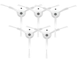 5x Zijborstel set geschikt voor RoboRock S5 / S6 - polyamiden materiaal