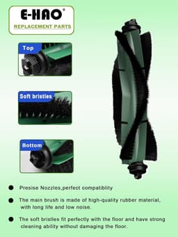 3 PACKS vervangende borstels geschikt voor iRobot Roomba Essential serie accessoires geschikt voor 105 Vac 105 Combo Q0120 Q0110 Q0520 Y0140 Y0110 Y01120 Y051020 — thumbnail 4