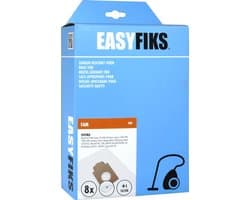 Easyfiks - Stofzuigerzakken - Geschikt voor FAM Futura, Ecoline TCS1400 - 8 Stuks