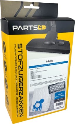 5 Stofzuigerzakken PARTS4® geschikt voor Miele GN + HEPA Filter | O.a. geschikt voor Miele G, N, H, Classic C1, Complete C2, Complete C3, S2 (S2000 > S2999), S5 (S5000 > S5999), S8 (S8000 > S8999), MI40, 9917730 — thumbnail 1
