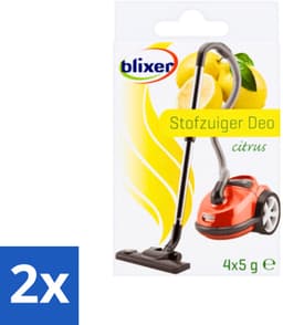 2 x Blixer - Beckmann - Stofzuiger Deodorant - Citrus - 4 Geurverspreiders - Stofzuiger Geur - Citrus Geur - Huis Geur - Frisse Geur - Stofzuiger Deo — thumbnail 1