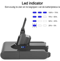 SIDANO® Vervangende Accu - Batterij geschikt voor Dyson V8 - 4000mAh — thumbnail 3