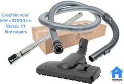 Kleanburg® Geschikt voor Miele S2000 en Classic C1 - Stofzuiger Onderdelen Set bestaande uit een telescoopbuis, stofzuigerslang en combizuigmond — thumbnail 2