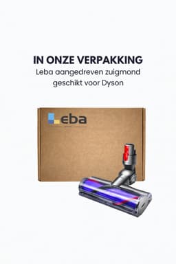 Leba Aangedreven Zuigmond Geschikt voor Dyson Steelstofzuiger V15, V11, V10, V8 & V7 - Turbo Borstel - Stofzuigermondstuk - Opzetstuk - Mondstuk - Stofzuigeraccessoires — thumbnail 3