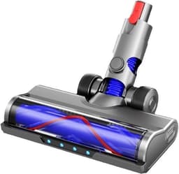 Vervangend onderdeel Geschikt voor Dyson V10 Slim V12 Slim stofzuigers, geschikt voor harde vloeren en laagpolige tapijten, met LED-koplamp, V-vormig borstelontwerp en rubberen wielen — thumbnail 1