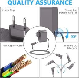 Oplader Geschikt Voor Dyson V6 V7 V8 - 26.1V - Vervangende Geschikt Voor Dyson - Universeel - Stofzuigeradapter - Kabel 1,8 m - Reserveonderdelen Geschikt voor Dyson Stofzuiger — thumbnail 5