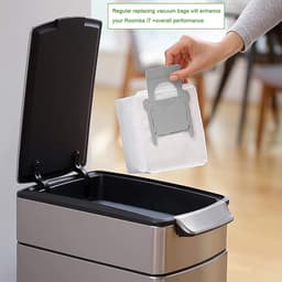 4 stuks - Vervangende zakken - Geschikt voor iRobot Roomba i7, i7+, s9, s9+, E5, E6 - Onderdelen voor Clean Base-stofzuiger Stofzakken — thumbnail 2