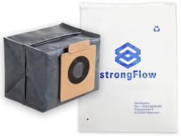 20x Strongflow stofzuigerzakken - geschikt voor Eufy Clean X8 Pro - X10 Pro Omni - zelflegend station - robotstofzuiger — thumbnail 2