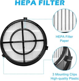 Geschikt voor 1650 16871 Febreze stofzuigerfilter compatibel met Bissell Pet Hair Eraser Upright stofzuigervervangingsmodel 1650-serie, 1650A, 1650W, 16501, 16502, 1650C 1650P 1650R Onderdeel 16871 1608861 1608860 LUXRILIX — thumbnail 4