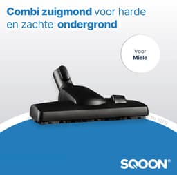 SQOON® - Combi Zuigmond geschikt voor ALLE Miele's o.a. C2, C3, S300i, S711, S511, Cats & Dogs series | Universeel voor alle Miele's — thumbnail 5