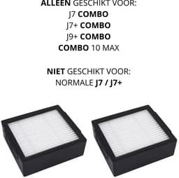 Bramokava® 2x HEPA Filter – ALLEEN geschikt voor iRobot Roomba COMBO j7+ / COMBO j9+ / 10 Max – NIET voor gewone j7+ / j9+ Robotstofzuiger — thumbnail 1