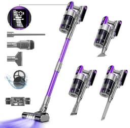 Redkey X18 Steelstofzuiger Draadloos-Handstofzuiger-33KPa/500W Draagbare Stofzuiger met Steel - Accustofzuiger 8-in-1 met LED-licht borstel-60 Minuten Runtime — thumbnail 1