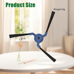 4 Stofzuigeronderdelen -Geschikt voor Eufy X10 Pro Omni Robotstofzuiger（4 zijborstels） — thumbnail 4