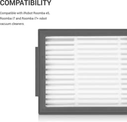 kwmobile filter set geschikt voor iRobot Roomba e-Series en i-Series - Filters voor robotstofzuiger - Vervangingsfilter - 3 stuks — thumbnail 5