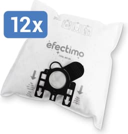 Miele GN stofzuigerzakken van efectimo - geschikt voor: Miele Black Pearl stofzuigerzakken, Miele Black Pearl 5000 stofzakken en Miele type GN - 12 stuks - drielaags topkwaliteit microvezel stofzuigerzakken voor Miele GN — thumbnail 3