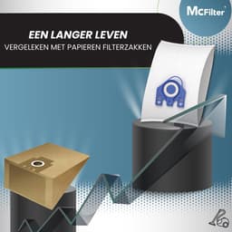 16 stofzakken voor Miele S8340 PowerLine EcoLine stofzuiger - stofzak incl. 8 filters - MAXI BOX — thumbnail 5