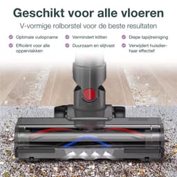 SVENNE® Zuigmond Pro met LED Verlichting geschikt voor Dyson V15 / V11 / V10 / V8 / V7 - Mondstuk Parketborstel Accessoires en Onderdelen voor Steelstofzuiger - Opzetstuk Borstel - Wasbaar — thumbnail 2