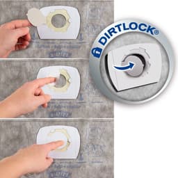Swirl KÄ2 stofzuigerzakken geschikt voor Karcher en Nilfisk - 3 stuks - voor series WD2 - MV2 - Buddy II — thumbnail 4
