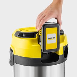 Kärcher WD 3-18 S Battery Set V-17/20 Nat- en Droogzuiger - 18 V - Accu 18 V / 5,0 Ah en lader inbegrepen - 17 l - RVS container - Patroonfilter — thumbnail 4