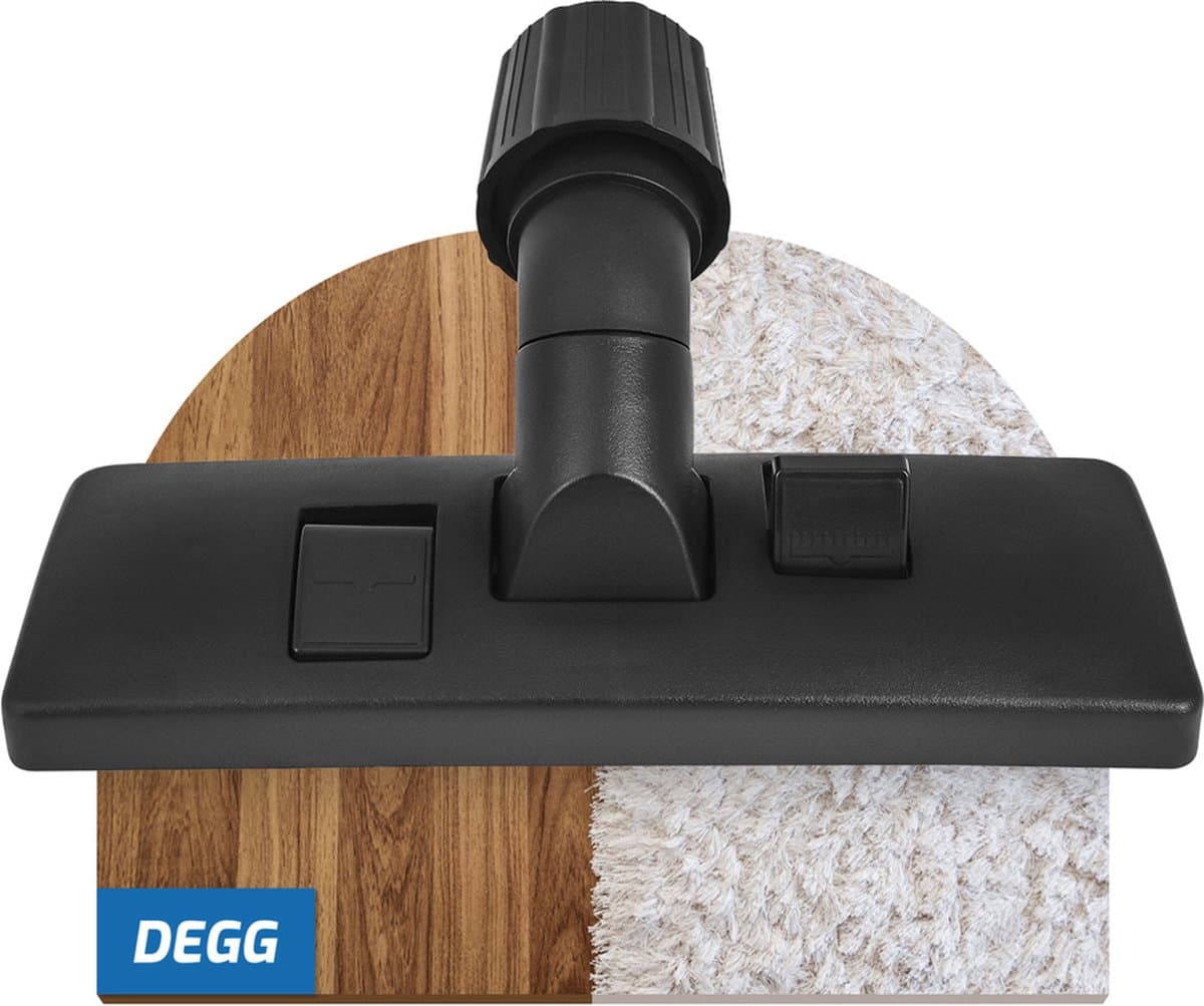 DEGG® - Stofzuigermond universeel - Zuigmond - Parketborstel - Stofzuigerborstel universeel - Geschikt voor Miele, Philips, AEG, Electrolux, Nilfisk, Rowenta etc. - 30 tot 37mm - Premium kwaliteit — afbeelding 1