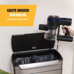 Tristar SZ-2380 - Steelstofzuiger 150W - 2 in 1 Stofzuiger en kruimeldief - Incl opzetstukken - Grijs — thumbnail 2