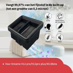 Replacements® onderdelen geschikt voor Dreame H12 Pro(+), H20, H30, M12, M13 en H13 Beta - 4-delig — thumbnail 3