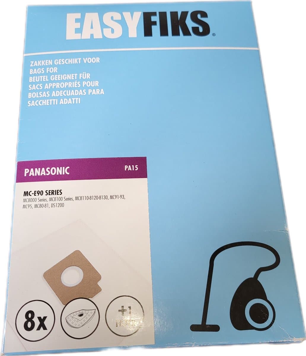 easyfiks - panasonic stofzuigerzak MC-E90 series — afbeelding 1