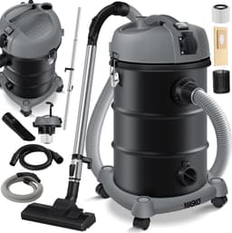 MASKO® Alleszuiger 6IN1 Nat- en Droogzuiger 2300W + stopcontact, Blaasfunctie, Droog- & natzuigen | Industriële stofzuiger vuilreservoir 30L Bouwstofzuiger - Grijs — thumbnail 1