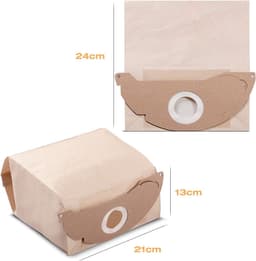 10x Stofzuiger zakken geschikt voor Kärcher WD2250 A2004 A2054 MV2 WD2 6.904-322.0 Stofzakken Stofzuigerzak WD 2.200 - 2.210 - 2.240 - 2.250 — thumbnail 3