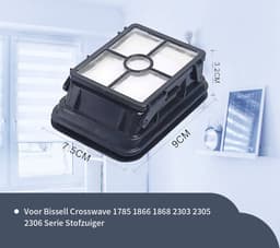 Replacements® Onderdelen geschikt voor Bissell Crosswave - NIET de Cordless Max en X7 - 3-delig — thumbnail 5
