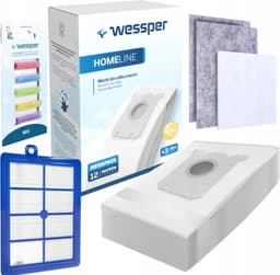12 zakken, een set 3 filters + 1x HEPA filter en geurtjes voor de stofzuiger: AEG, Electrolux, Philips, Volta, Zanussi. Een vervanging die net zo goed is als het origineel. — thumbnail 1
