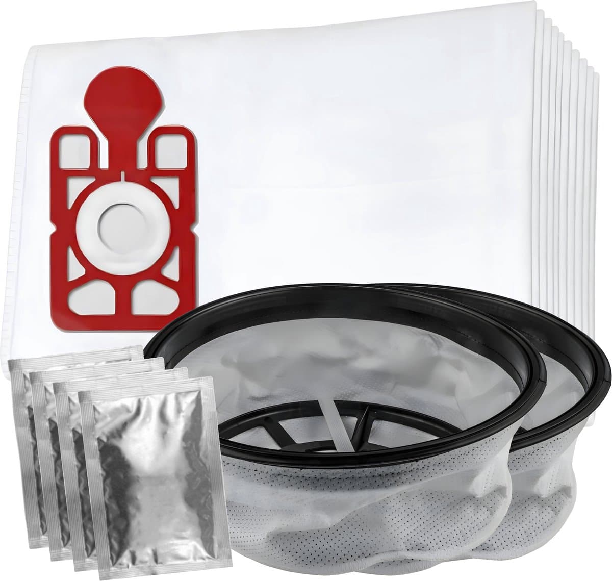 10x Stofzuigerzak en 2x filter set geschikt voor 12" Numatic Henry en Hetty / James - PPR240 - Model NVM-1CH 604015 - Inclusief geurzakjes — afbeelding 1