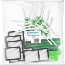Dparts XL vervangingsset geschikt voor iRobot Roomba - 10x HEPA filter - 10x zijborstel - 4x rubberen borstels - voor E5 E6 i3 i3+ i4 i4+ i5 i5+ i6 i6+ i7 i7+ i8 i8+ J7 J7+ - filterset - dubbele hoofdborstels - zijborstels - 4757966 — thumbnail 3