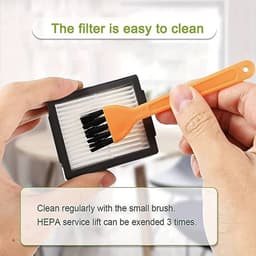 1 Set Van Vervangende Onderdelen geschikt voor IRobot I8 I8+ I7 I7+ I6 I6+ I4 I3 I3+ Plus J7 E5 E6 E7 I&E&J Serie Stofzuiger, Inclusief Multi-Surface Rubber Borstels, HEPA Filters En Edge-Sweeping Borstels — thumbnail 2