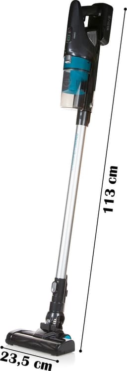 PRIMO PR501SV Steelstofzuiger Draadloos 3-in-1 - Stofzuiger Zonder Zak - Kruimelzuiger - HEPA Filter - Grijs/Blauw — thumbnail 2